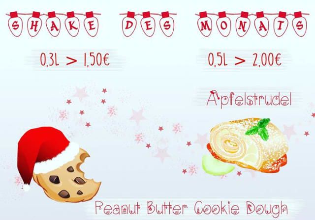 Genieße ab heute unsere winterlichen Shakes des Monats. ❄️💜