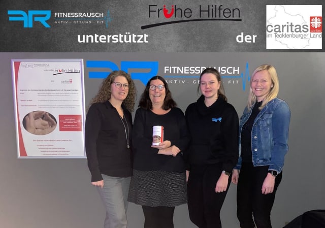 Fitnessrausch unterstützt „Frühe Hilfen“