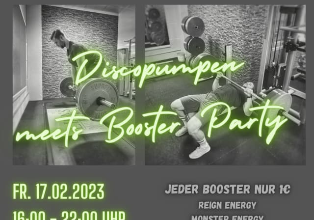 DISCOPUMPEN meets Booster Party