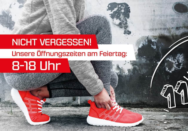 Öffnungszeiten an Fronleichnam