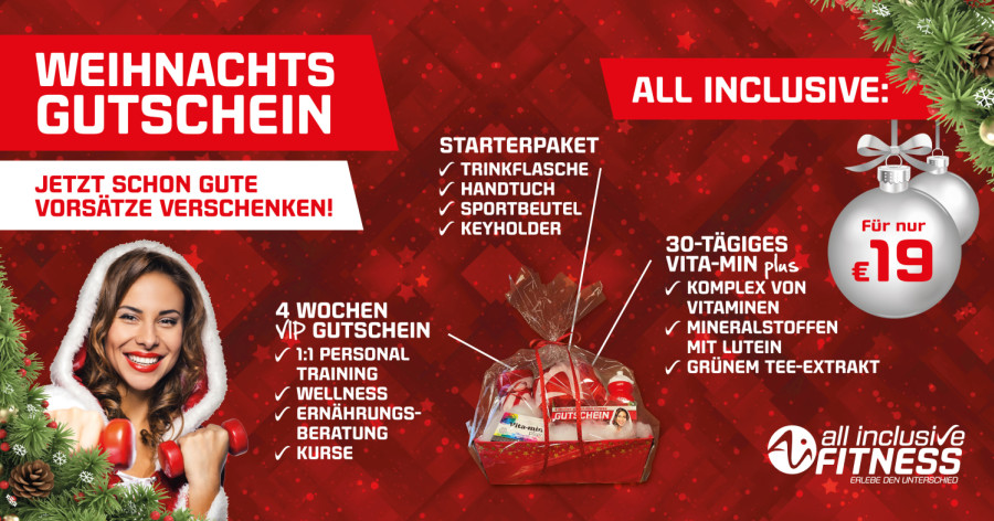 Ai Fitness Aktuelles Weihnachtsgutscheine